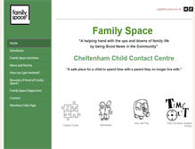 Tablet Screenshot of familyspace.org.uk